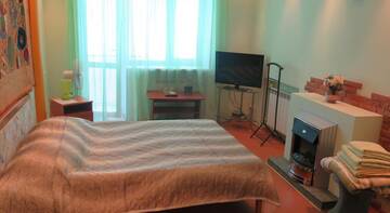 Фото номера Двухместный номер Делюкс с 1 кроватью и балконом Гостиница Mini Hotel Uyutnoe Prozhivanie г. Томск 3
