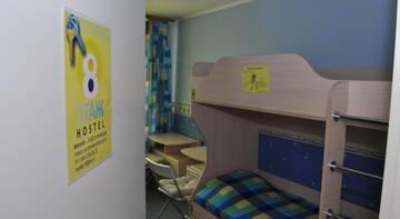 Фото номера Односпальная кровать в общем номере с 4 кроватями Гостиница 8 floor hostel г. Томск 6
